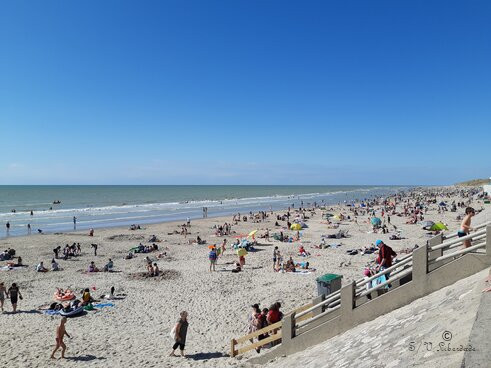 Fort Mahon plage début Juillet