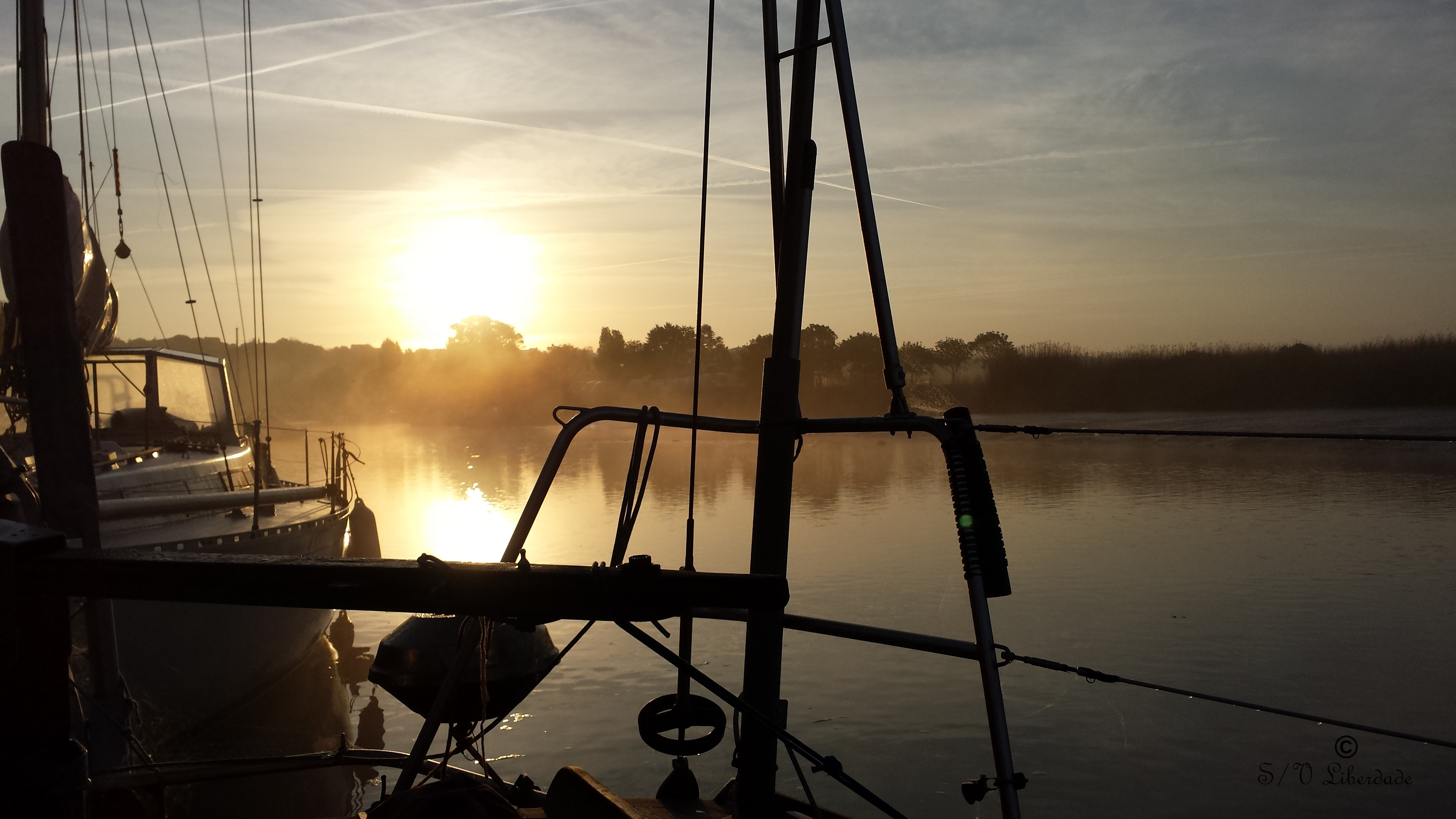 Levé du jour à Mortagne sur Gironde